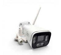 GLOBAL SECURITY 8MP 4K GSS Ultra WiFi Security Camera - Outdoor Metal, Night Vision Color & Human AI