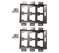 Global Set Mounting Plate for Truck Bed Vehicle Partitions Workplaces Strong Rustless Planner with Hardware Encompassed Soft Panel Tool Planner