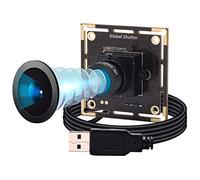Global Shutter 1MP 60FPS Monochrome USB Camera Module for Camera Webcam Mini Photo Camera, 38x38mm, High Speed USB OTG UVC Linux USB2.0 720P Cameras, USB with Cameras for Windows/Android/Mac OS, 3.6mm