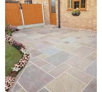 Global Stone Gardenstone Sandstone Project Pack Colour: Raj Blend, Pro Gardenstone Sandstone Project Pack 19.52m2