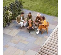 Global Stone Gardenstone Sandstone Project Pack Colour: Sunset Buff, P Gardenstone Sandstone Project Pack 19.52m2