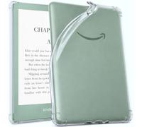 GLOBAL TECH Clear Case for 6" Amazon Kindle (11th Generation 2024/2022 Release) - Slim Lightweight Soft Transparent TPU Kindle Cover with Reinforced Edge Corners for Extra Protection