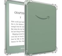 GLOBAL TECH Clear Case for 6" Amazon Kindle 11th Generation 2024 and 2022, Ultra Soft Flexible Transparent TPU Rubber Back Kindle Cover with Reinforced Edge Corners