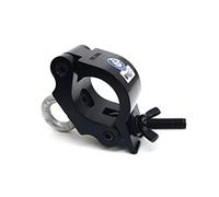 Global Truss Eye Clamp Black, Heavy Duty Pro Aluminum 2" Wrap Around w/Eyebolt