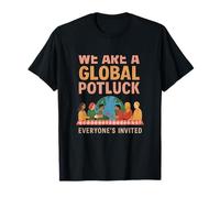 Global Unity Potluck Graphic Design - Inclusive Picnic T-Shirt