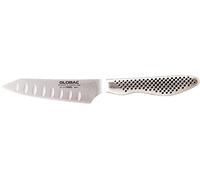 Global Universal Fluted Kitchen Knife 11cm Blade, Small Versatile Japanese Kitchen Knife, Premium Quality All Stainless Steel Design