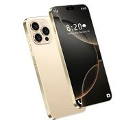 Global Version 5G 7.3" Smartphone for I16Pro Max, 16GB RAM 1TB ROM Mobile Phones, Android 14 Unlocked Cell Phone, Facial Fingerprint Unlocking Gps,Gold-1TB