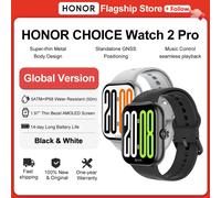 Global Version HONOR CHOICE Watch 2 Pro 1.97'' AMOLED Bluetooth Call GNSS 5ATM Waterproof Health Monitor 14Days Battery Life Global Version White