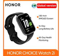 Global Version HONOR CHOICE Watch 2i Smart Watch 14-Day Long Battery life 1.85" AMOLED Screen Bluetooth Call on Watch Black