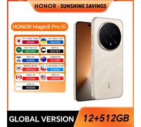 Global Version HONOR Magic8 Pro 12GB+512GB 5G AI Smartphone 6.71'' 120Hz OLED Display 200MP Cameras 7100mAh 100W SuperCharge NFC Black