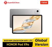 HONOR Pad X9a Global Version 11.5" 2.5K Fullview Display Snapdragon 685 Slim Metal Body Tablet WiFi/LTE 8300mAh 35W FastCharging 8G 256G WiFi Gray