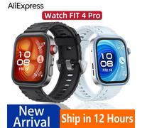 Global Version Huawei Watch Fit 4 Pro Smartwatch 1.82 inch AMOLED Display Compatible with iOS and Android Health Monitor blue