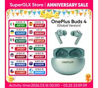 OnePlus Buds 4 Bluetooth Wireless Earbuds, in-Ear True Wireless with Active Noise Cancellation -Zen Green (2 Years Warranty)