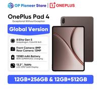 Global Version OnePlus Pad 4 Tablet 13.2" 144Hz 3.4K True Color Display Snapdragon 8 Elite Gen 5 13380mAh Battery Bluetooth 6.0 Dune Glow
