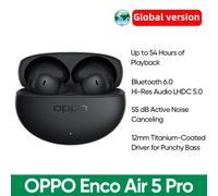 Global Version OPPO Enco Air 5 Pro TWS Wireless 54h Battery Life Bluetooth 6.0 Earphone LHDC5.0 55dB Active Noise Canceling White GL
