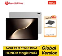 Global Version Original HONOR MagicPad 3 Tablet Snapdragon 8 Gen 3 13.3'' LCD 165Hz HONOR Eye Comfort Display 12450mAh Battery Gray