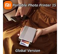 Global Version Xiaomi Mi Portable Photo Printer 1S Bluetooth 5.2 ZINK Inkless Technology Wireless Printing 8 Filters Mi Home add 60 pcs paper