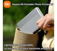 Global Version Xiaomi Mi Portable Photo Printer 1S Bluetooth 5.2 ZINK Inkless Technology Wireless Printing 8 Filters Mi Home add 50PCS Paper