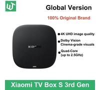 Global Version Xiaomi Mi TV Box S 3nd Gen 4K Ultra HD Google TV 2G 32G WiFi BT5.2 Google Assistant Netflix Wifi Media Player Box S 3rd Gen VIP