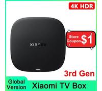 Global Version Xiaomi Mi TV Box S 3rd Gen 4K UHD Bluetooth 5.2 Wifi 6 2GB 32GB Google TV Google Assistant Smart Media Control Box S 3rd