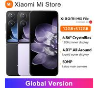Global Version Xiaomi MIX Flip 67WHyperCharger 6.86" 12GB 512GB Leica 50MP Camera 120Hz Display Snapdragon 8 Gen 3 Smartphone 12GB 512GB Black