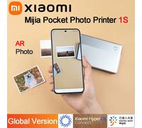 Global version Xiaomi Portable Photo Printer 1S AR Photo ZINK Thermal Pocket Mini Wireless Bluetooth Printer Support Mi Home APP only printer
