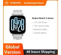 Global Version Xiaomi Redmi Watch 5 Active 2'' LCD display · up 18 days battery · Bluetooth® calling 140+ workout modes 470mAh Other Black