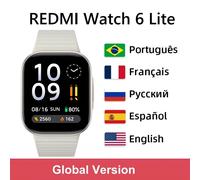 Global Version Xiaomi Redmi Watch 6 Lite Smartwatch 1.96'' AMOLED Display Bluetooth Phone Call Blood Oxygen 470mAh Sport Watch Black 24h ship