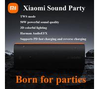 Global Version Xiaomi Sound Party TWS Stereo Wireless Speaker IP67 Waterproof Bluetooth 5.4 Harman AudioEFX Combo 50W Portable black