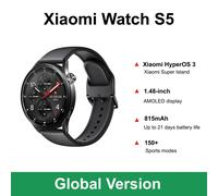 Global Version Xiaomi Watch S5 Smartwatch 1.48" AMOLED Display 21 Days Battery Xiaomi HyperOS 3 150+ Sports Modes 5ATM Silver
