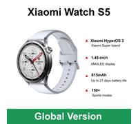 Global Version Xiaomi Watch S5 Smartwatch 1.48" AMOLED Screen 21 Days Battery Life Xiaomi HyperOS 3 150+ Sports Modes 5ATM Blue 24h ship