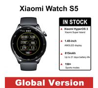 Global Version Xiaomi Watch S5 Xiaomi HyperOS 3 150+ Sports Modes GPS 5ATM Smartwatch 1.48" AMOLED Display 21 Days Battery S5 Silver
