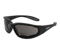 Global Vision Eyewear Hercules Bifocal 2.0 Magnification Anti-Fog Safety Glasses with EVA Foam, Smoke Lens