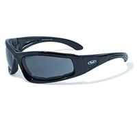 Global Vision Wide fitting sunglasses with E.V.A foam lining and shatterproof lenses complete with free microfibre storage pouch.