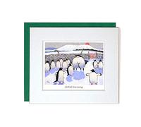 Global Warming Mounted Greeting Card by Artist Thomas Joseph - Comes with Envelope - All Occasions - Birthday, Wedding, Sympathy, Thank You Notelet
