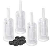 GLOBALDREAM Airlocks Set for Home Brewing, 4pcs Air Lock Bubble Airlock and 20pcs Silicone Grommets for Preserving, Brewing, Making Wine, Fermenting Sauerkraut, Kimchi