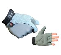 Globaleather Gel-Pad Wheelchair Gloves - Silver/Grey - Large