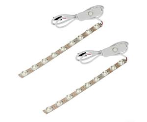 GLOBALHUT 2PCS LED Light Strip for Bambu Lab A1 for MINI Enhanced Lighting Solution for 3D Printers, 24V Voltage with High Color Rendering