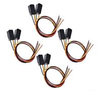GLOBALHUT 4 Pairs Infrared Through-Beam Photoelectric Switch Sensor, DC 5V NPN NO Output, 2Ms Response Time, For Security And Industrial Automation
