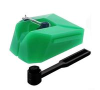 GLOBALHUT AT-VMN95E Turntable Needle Replacement For Vinyl Record Player, For AUDIO-TECHNICA VM95 Series, Elliptical Stylus With Brush