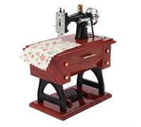 GLOBALHUT Decorative Music Box with Classic Sewing Machine Design for Home Elegance (Large)