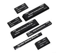 GLOBALHUT EVA Sanding Blocks, Flexible EVA Foam Wet Or Dry Sanding Blocks Set, For Automotive Car Bodywork Paint And Woodworking