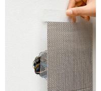GLOBALHUT Heavy-Duty Wall Repair Patch Kit, 15/20/25cm Galvanized Steel Drywall Patch Self-Adhesive Fiberglass Mesh For Large Holes Easy Fix(20 * 20cm)