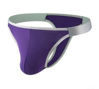 GLOBALHUT Men's Stretch Thong Underwear 80% Polyester T-Back | 80% polyester 20% spandex, high elasticity, four-way stretch, fits S to XL sizes, durable daily wear