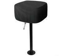 GLOBALHUT Oxford Fabric Grill Cover, Rectangular Waterproof BBQ Cover With Drawstring, For Park Style Table Top Grill Weather Resistant Black(210D62*60 * 50cm)