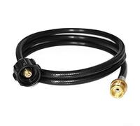 GLOBALHUT Propane Adapter Hose For WEBER Q Gas Grills, For Lanterns, For Buddy Heaters, And For CAMP Stoves, Making It Perfect For Camping, Tailgating, Or Outdoor Cooking Events(4ft)