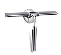 GlobaLink Shower Squeegee, 10’’ Heavy Duty Stainless Steel Squeegees Shower Wiper Scraper with Adhesive Hook All-Purpose Bathroom Window Squeegee for Kitchen Car Glass Mirror Shower Door