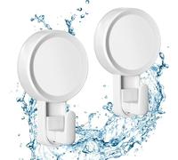 GlobaLink Suction Hooks, Heavy Duty Suction Hooks Hold up to 11LB, Reusable & Waterproof Shower Hook - 2 Pack