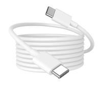GlobaLink USB C to C Cable, 100W USB C Charger Cable Fast Charge, 1pack 2m Long Type C to C Cable Compatible for iPhone 15, MacBook Pro 2020, iPad Pro 2020, iPad Air, Galaxy S20, Google Pixel