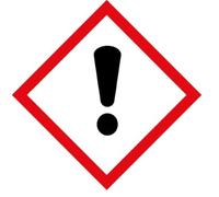 Globally Harmonized System of Classification and Labeling of Chemicals, Hazardous Substances Warning Labels, Self-Adhesive, 40x40mm/70x70mm/100x100mm Sheets (GHS07 Harmful/Irritant, 40x40mm)